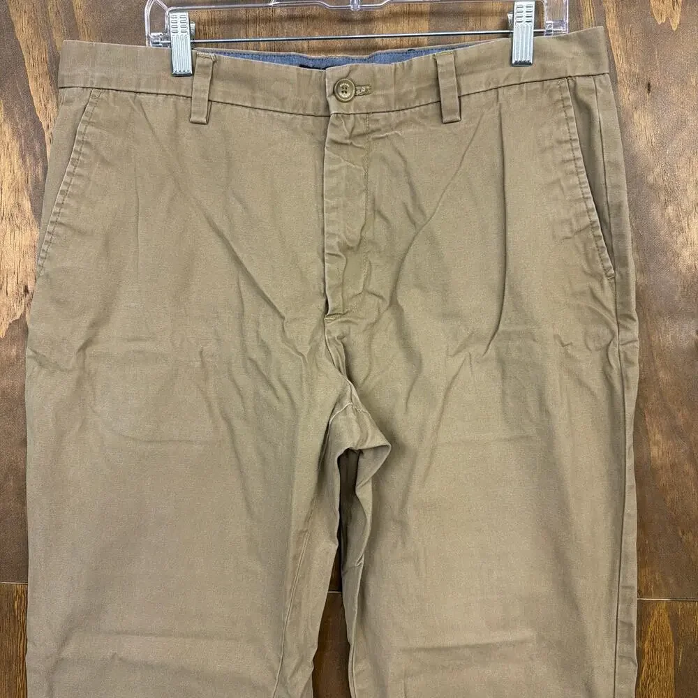 Banana Republic Mens Pants Brown Emerson Chino 100% Cotton 36x30 (36x28)
